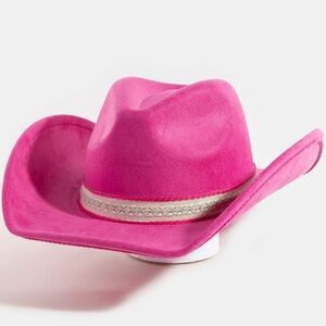 Boutique Hot Pink Cowboy Hat nwt